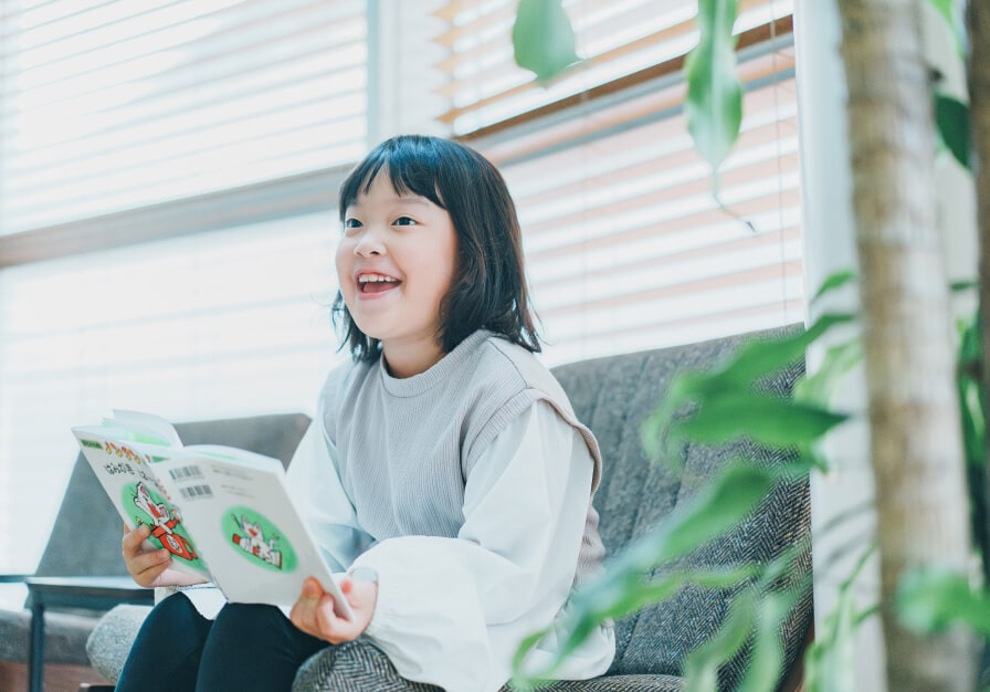 待ち時間も退屈することなく、安心して過ごせるよう配慮された待合室の様子