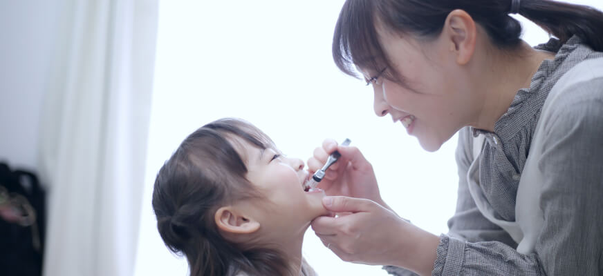 3歳から6歳のチャイルド期に行う、親御さんによる大切な仕上げ磨き