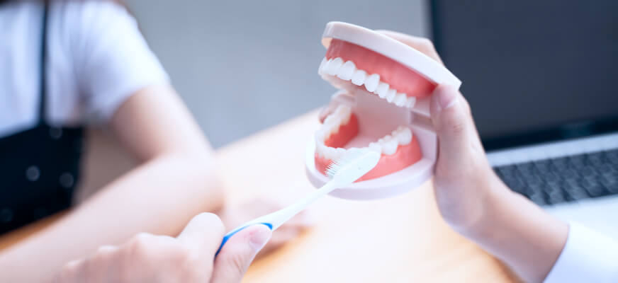 10歳から12歳のトゥイーン期に、虫歯予防の知識とケアの方法を学んでいる